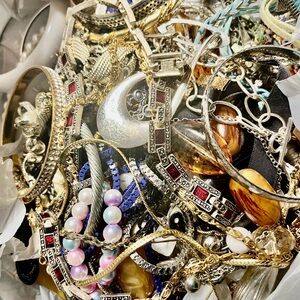 Old junk jewelry